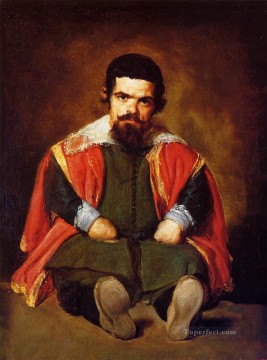 A Dwarf Sitting on the Floor portrait Diego Velazquez Oil Paintings